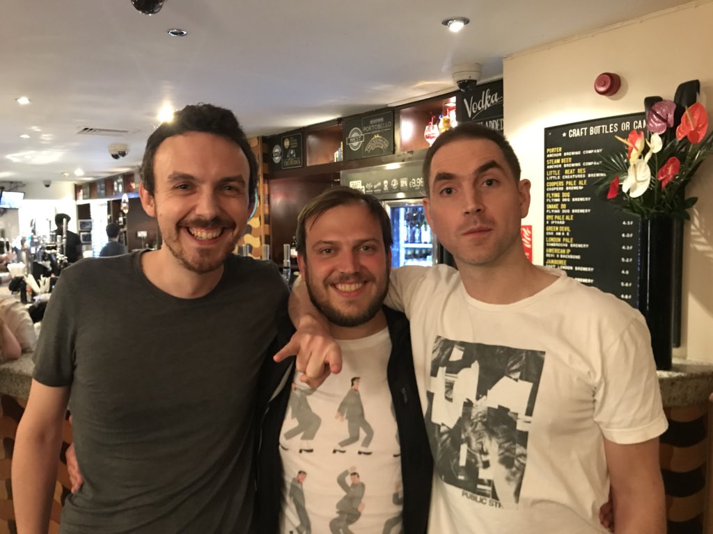 watchthispod's tweet photo. The You Should Watch This Podcast crew celebrating the UPCOMING LAUNCH of episode 1 of the podcast! #yswt #youshouldwatchthis https://t.co/gctF3yc2s8