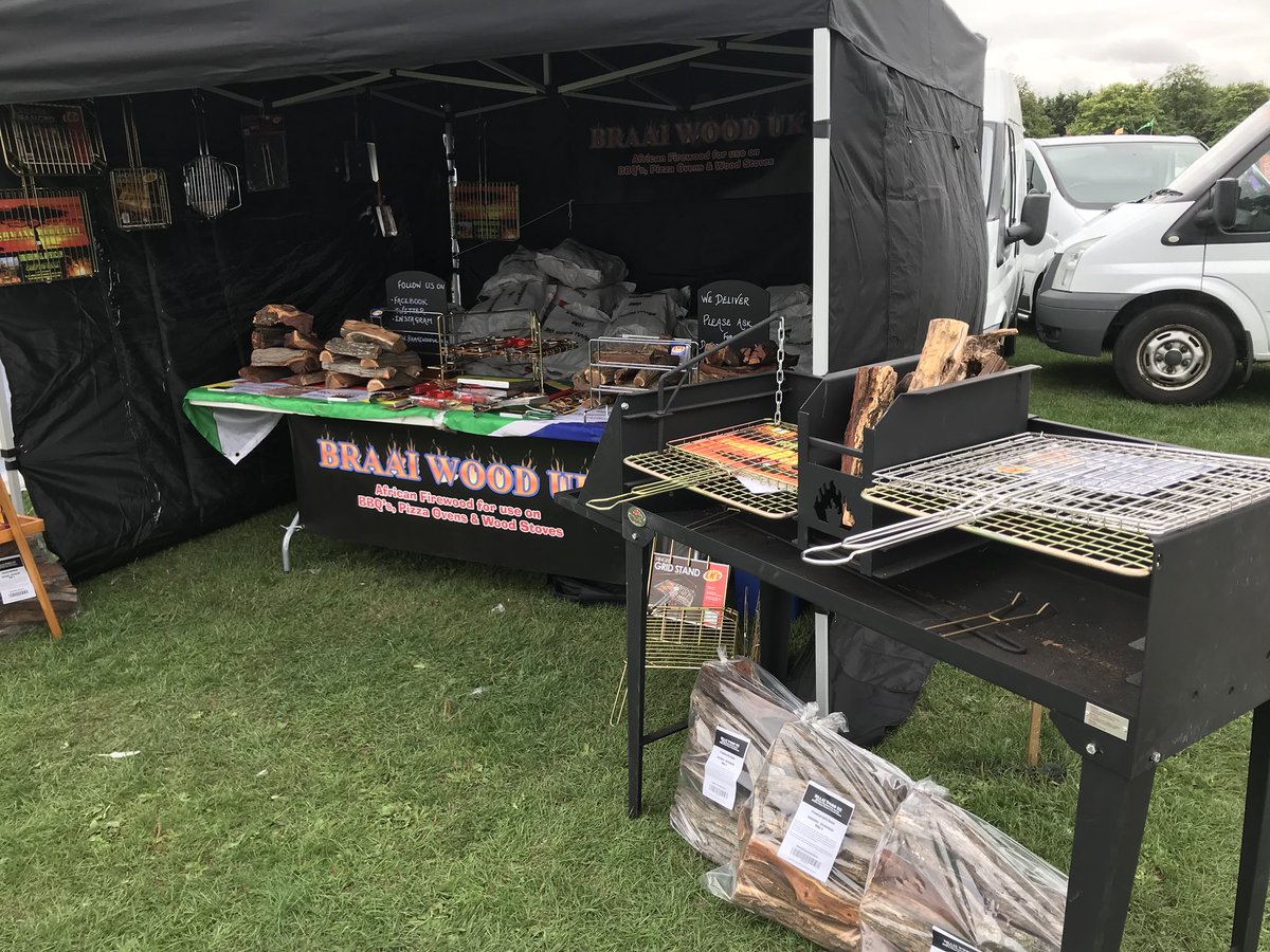 braaiwooduk's tweet photo. All setup and ready for a cracking weekend #braaiwood #braai #bbq #barbecue #smoking https://t.co/r4X19yYz09