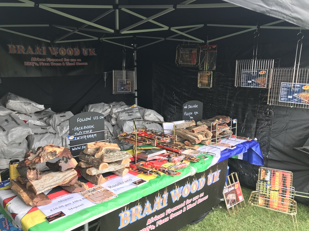 braaiwooduk's tweet photo. All setup and ready for a cracking weekend #braaiwood #braai #bbq #barbecue #smoking https://t.co/r4X19yYz09