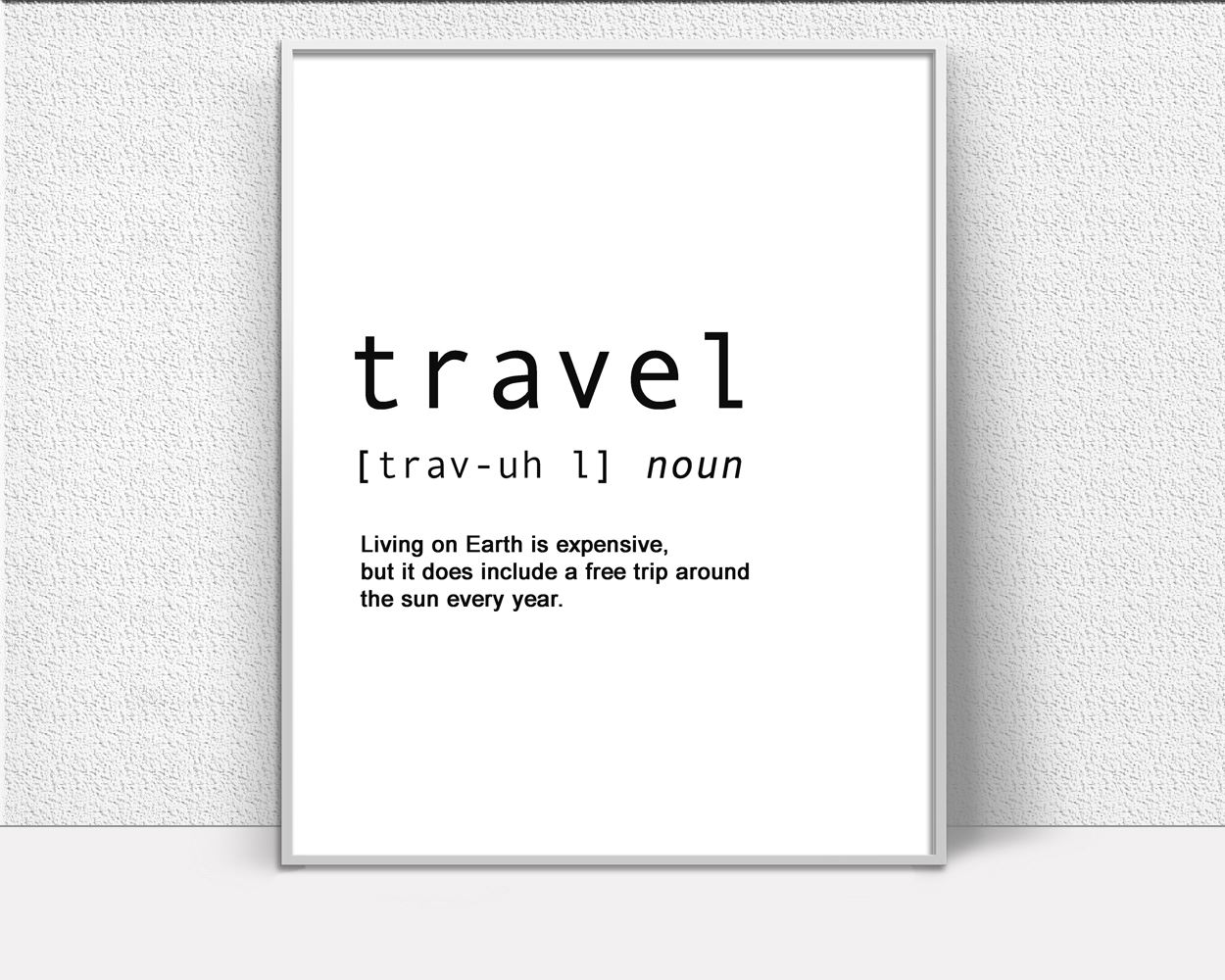 LA on Twitter "Wall Decor Travel Printable Definition