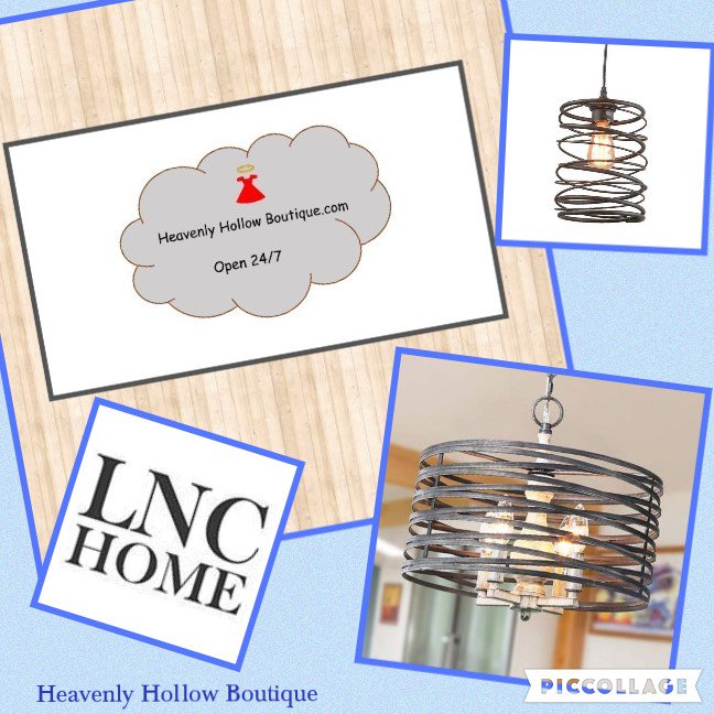 heavenlyhollowb's tweet image. Go to our website, and click the picture for LNC Home, on our welcome page.  They have awesome lighting at discounted prices!  HEAVENLYHOLLOWBOUTIQUE.COM  #rusticlighting  #farmhousestyle  #homedecorideas