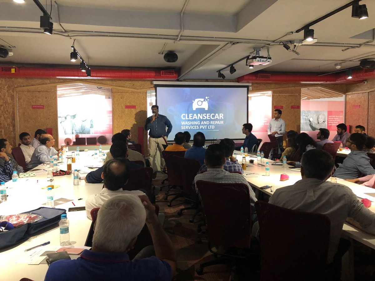 vcatsindia's tweet photo. Moving forward to the 3rd startup - #Cleansecar #organises the #unorganised #car #utility # #service #sector.Founder Kalyandhar focuses on #Daily #carwashing. Let's know how: #prefered #carwash time; cleaned car pictures to the customers; #CustomerService experience &amp; much more https://t.co/p3kHO8Xs1o