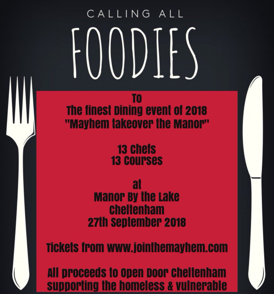 Calling all foodies....& wear an elasticated waistband🍽#Foodie #charity #EVENT #callingallfoodies