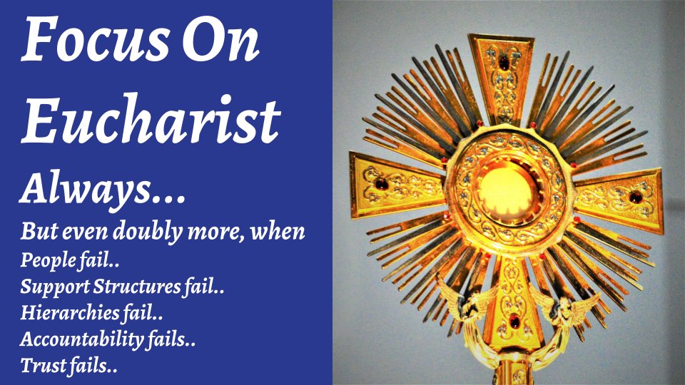 elshaddaison's tweet photo. Our undivided focus need to be on the Eucharist, to focus on Jesus, and not on the waves, to be the "non-sinkable Peter" in faith... #FocusEucharist #FocusJesus #ChurchCrisis #Jesusalone #PeterFaith #JesusnotPeople #CatholicMeToo #Catholic #CatholicChurch #PeterRock #Eucharist https://t.co/A67Ye2asQg