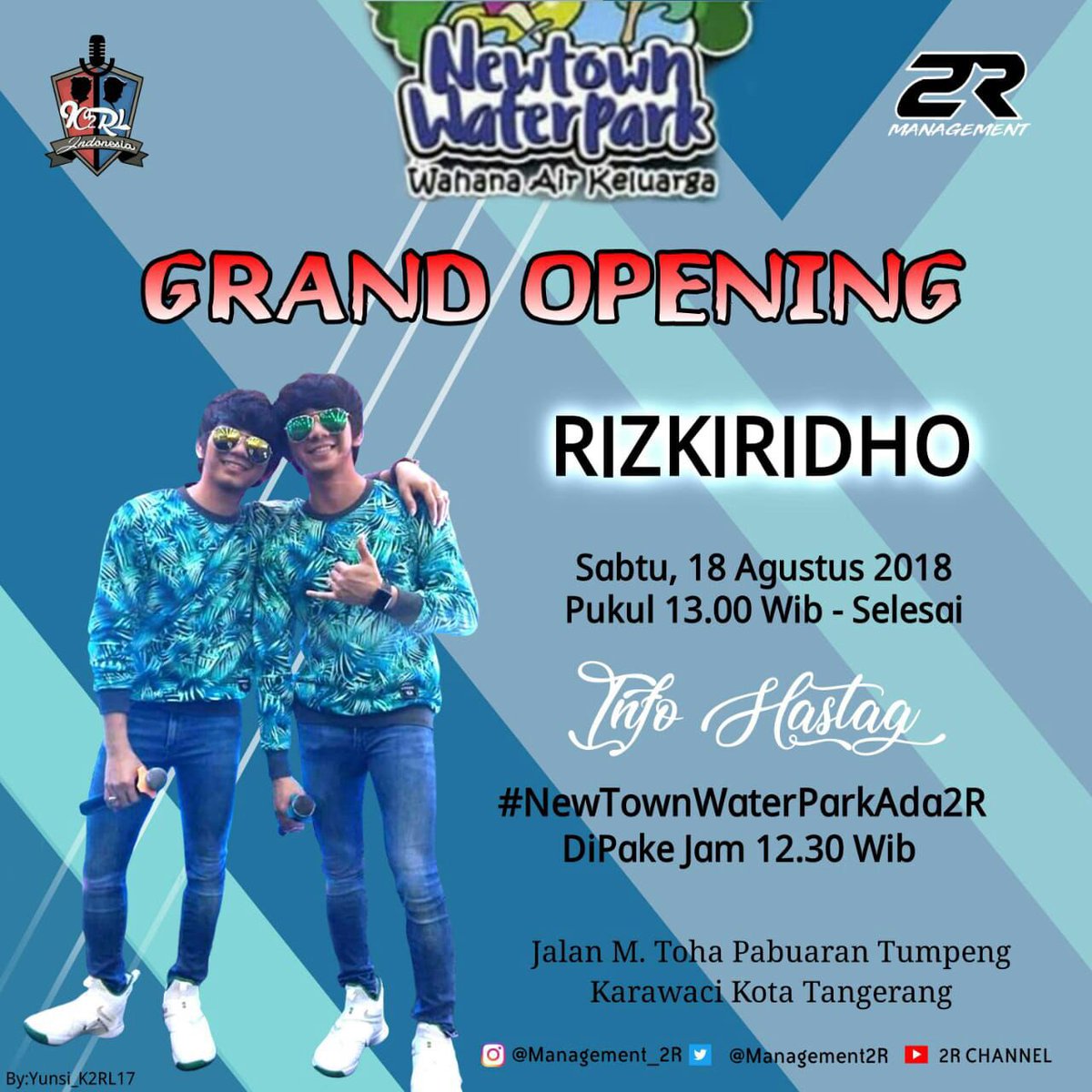 pengn harii live ga bisa😢😭apa lahh daya kuu g bisa hadirr liat pangeran kesyngn ku😔😔cuma bisa liat kalian dari jauh dan cuma bisa berdoa sht selalu pangeran k2rl ku amin ya allah🙏🙏😍😘
 
<a href="/DA2_Rizki/">Rizki 2{R} Real</a> <a href="/DA2_Ridho/">Ridho 2{R}</a>
#NewTownWaterParkAda2R