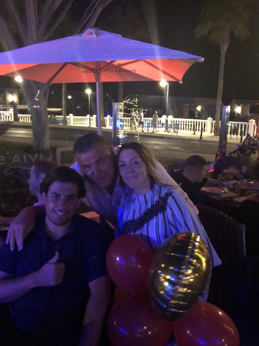 Fantastic night @ Olivia’s bar Marbella celebrating with some friends and family ❤️🍻🥂