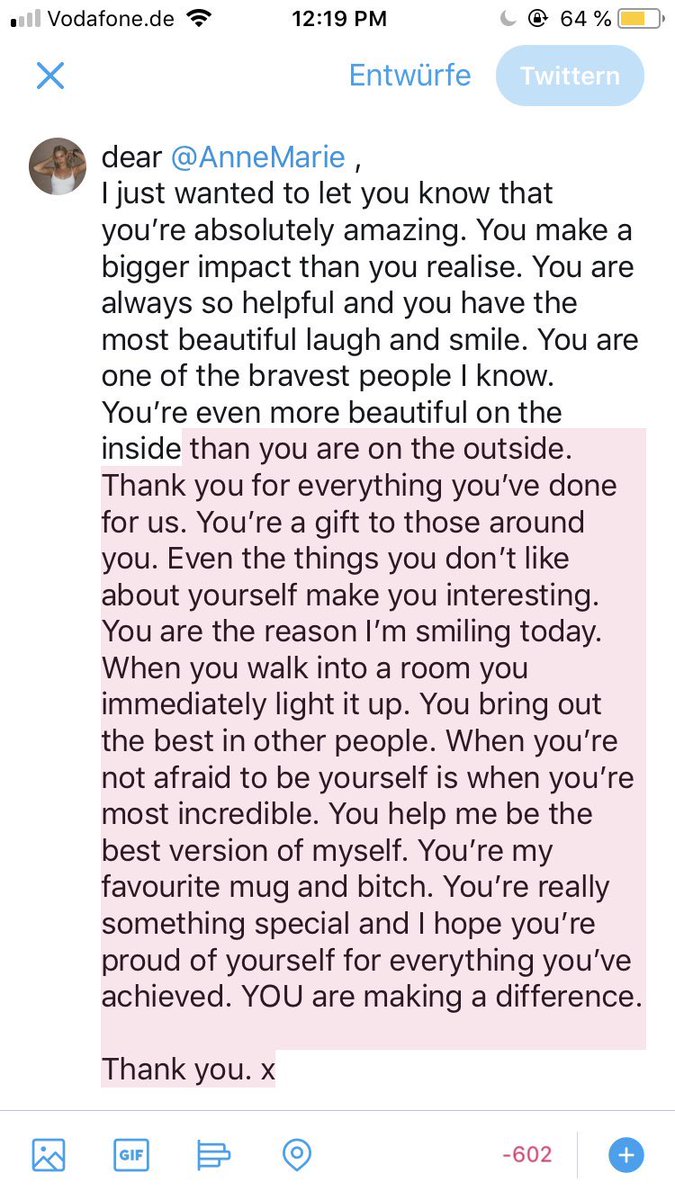 flickerofhopee's tweet photo. #AnneMarieDay love you lots xx https://t.co/nirdIpBo7c