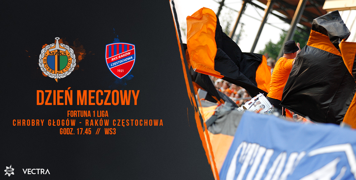 ChrobryGlogowSA's tweet photo. #DZIEŃMECZOWY!
Powodzenia drużyno!
🏆 @_1liga_
⚽️ Chrobry Głogów - @rksrakow
#️⃣ #CHRRCZ
🕐 17.45
🚩 #WS3
📺 @polsatsport
📋 https://t.co/Eqi63Rerfn https://t.co/EXomZfPzwD