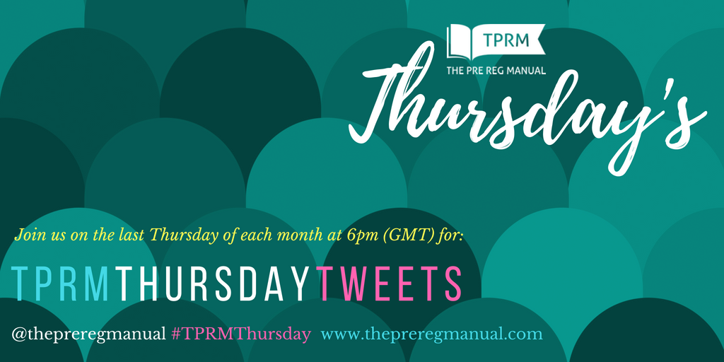 ThePreRegManual's tweet photo. Join us for our innovative #TPRMThursday tweets.
Helping you to progress through the pre-registration year.
#TPRMThursdayTweets #TPRM #PreReg https://t.co/cjMXqayZtA