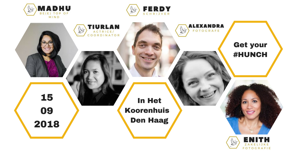 BEE_Consultancy's tweet photo. Ook ik mag mijn #HUNCH delen. Ben jij er ook bij? #Denhaag #ondernemers
https://t.co/mwNTqBZlof https://t.co/JKkDKwbB9Z