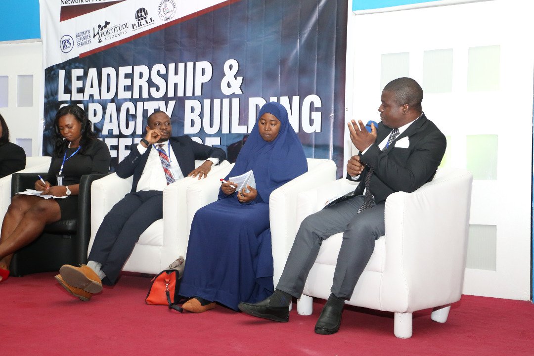 citizen_gavel's tweet photo. At the just concluded"Leadership&amp; Capacity Building of Pro bono lawyers",organised by @ADEKAHMED, our team lead- @NelsonJide shares how Gavel uses tech to provide free legal aid for people.He said"Gavel is like an uber,connecting people with free legal aid lawyers in their local. https://t.co/WNjxDILhNL