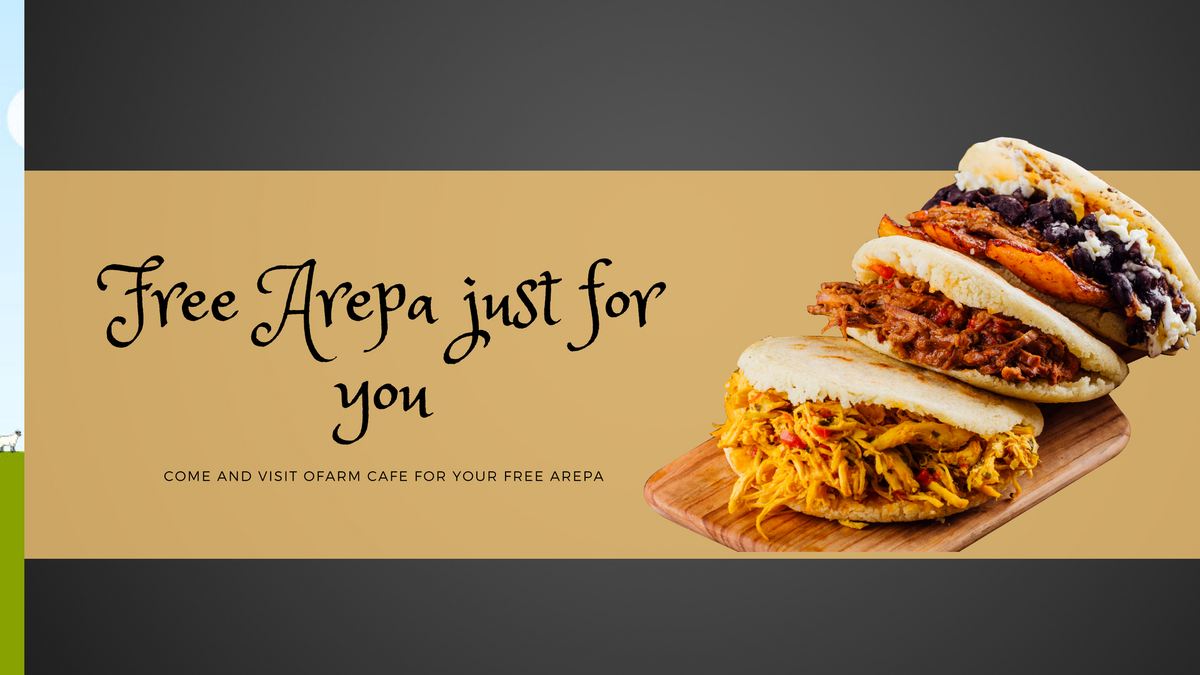 oFarmorganic's tweet photo. Free Arepa just for you - A shout out to our loyal customers. We here at OFarm appreciate you so much. And as a special thank you, why not treat yourself to a Colombian delicacy? https://t.co/jAbQjMU5IO