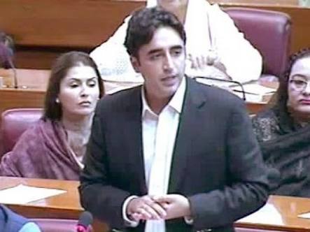 Moumandd's tweet image. Greatly impressed by @BBhuttoZardari first speech in National Assembly! Though new to politics but touched all the angles in his speech which no other mature politician did. #FutureStuff