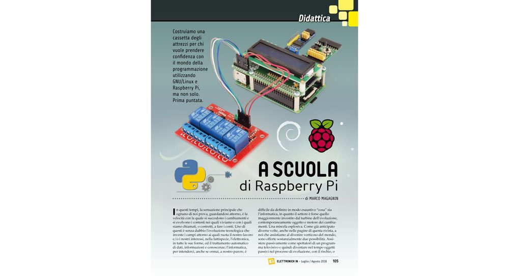 futuranet_it's tweet image. Costruiamo una cassetta degli attrezzi per chi vuole prendere confidenza con il mondo della programmazione utilizzando #GNU_Linux e #Raspberry_Pi. Uno dei numerosi articoli del fascicolo 227, luglio/agosto 2018, attualmente in edicola. bit.ly/2NiYWVS