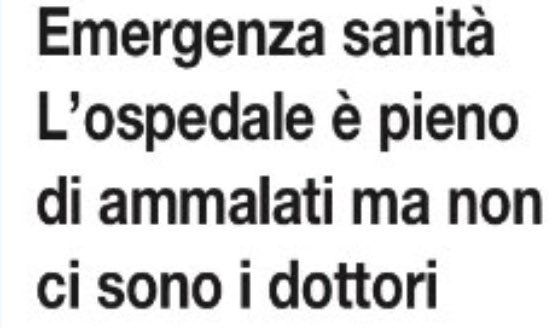Un ospedale senza medici?? Ce l’abbiamo! In #Basilicata..a #Policoro...in “compenso” è pieno di malati....👉la “meravigliosa” #sanità lucana ...👉quella dell’inchiesta con arresto di #Pittella ....👇...