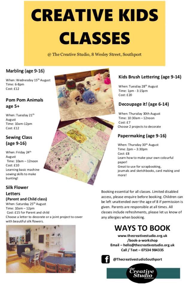 Join us for our Creative Kids sessions!