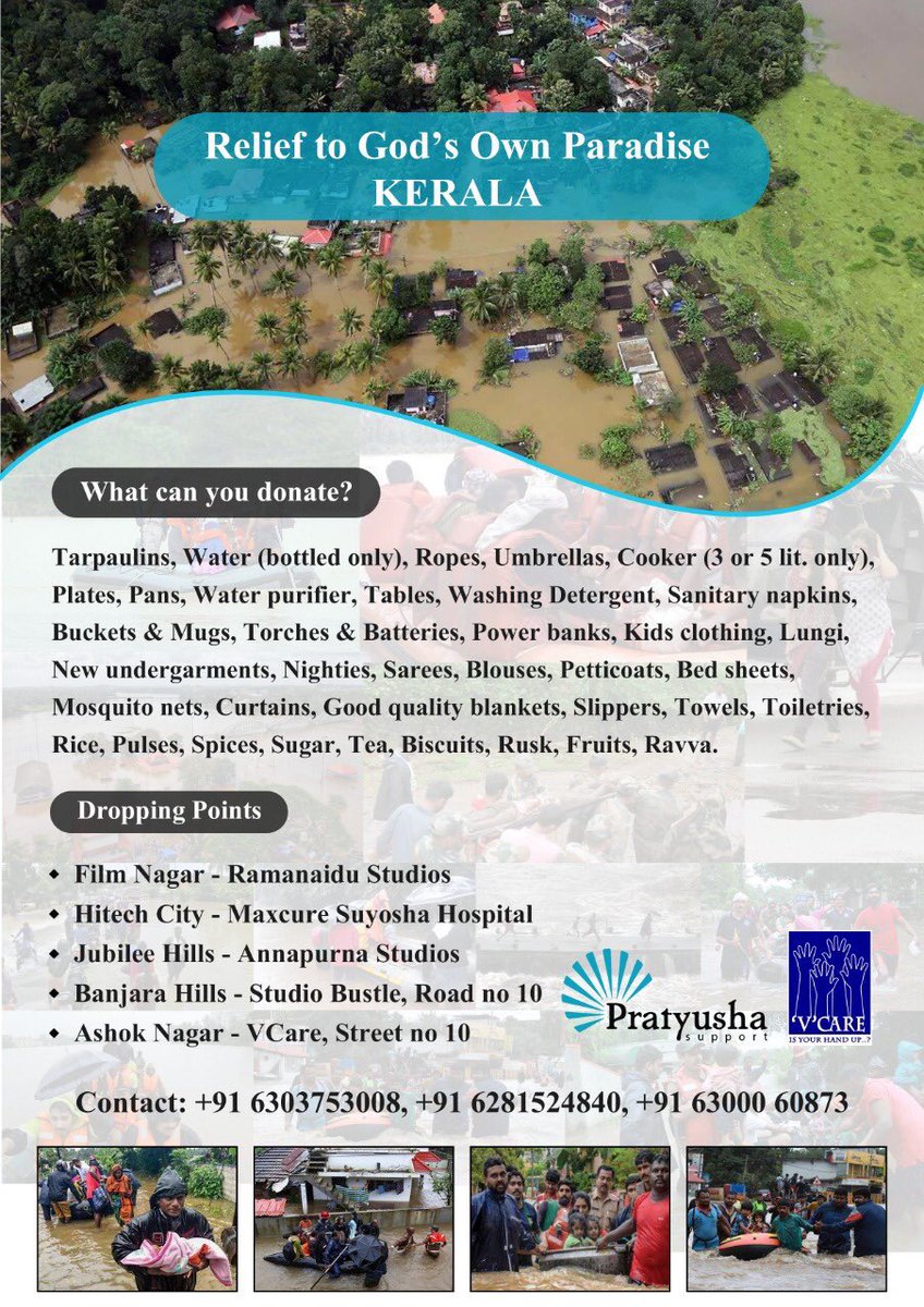 KNRnagOffl's tweet photo. They NEED Us 🙏 #KeralaFloods #KeralaFloodRelief #KeralaFloodDonation #SaveKerala #PrayforKerala https://t.co/3yWeBCXD6A