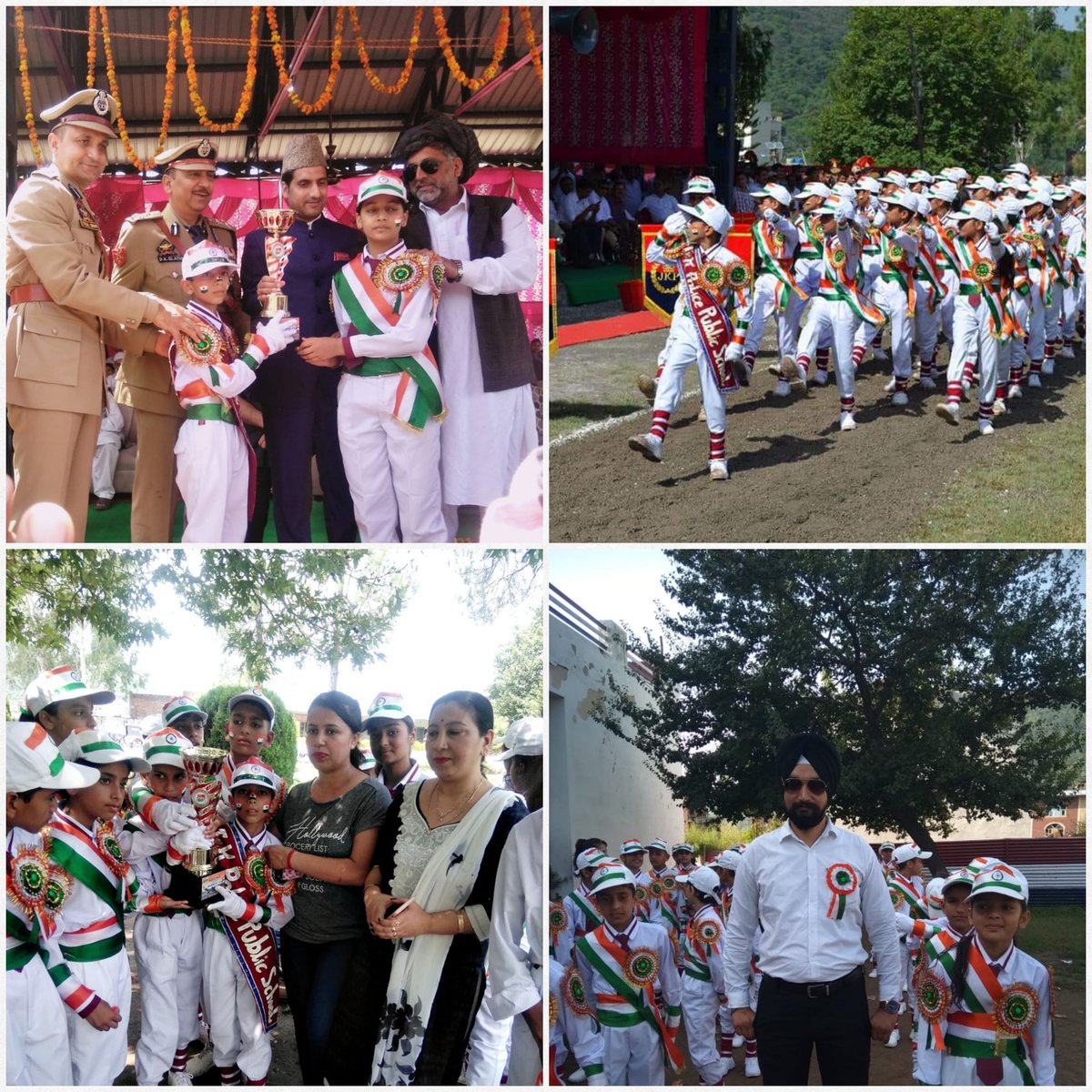 Police Public School students took part in the function of Independence Day-2018,played exemplary performance in Junior March Pass, appreciated by various Civil/Police officers including audience.Participants were awarded First Prize by the District Administration.@JmuKmrPolice