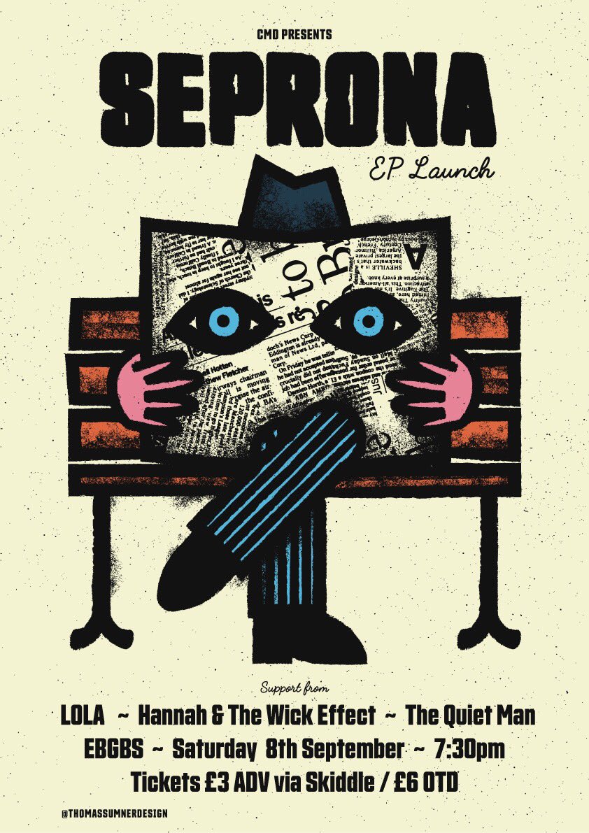 SepronaMusic's tweet photo. Its all going mad at the moment for us, we can’t believe how good it’s been. Our next show is lunching our EP in @ebgbsliverpool. We really want to celebrate this release with you. You can buy advance tickets for just £3 following this link - 
https://t.co/8DthLcNyE6 https://t.co/edF9afMhDu