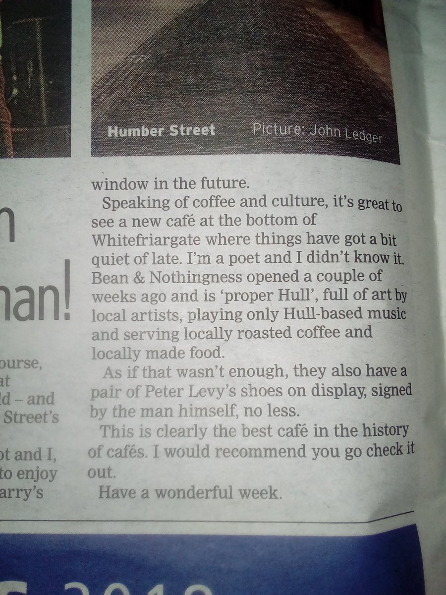 Bean & Nothingness tweet media