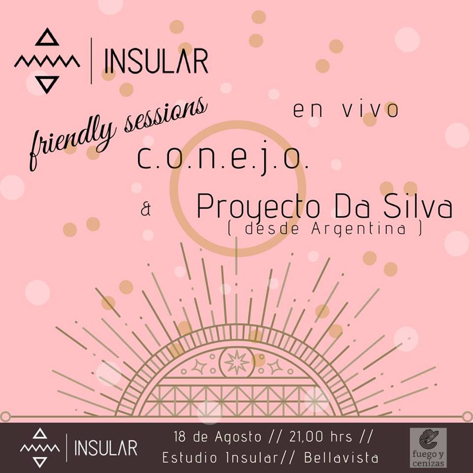 HOY! se viene la segunda presentación de <a href="/ProyectoDaSilva/">Proyecto Da Silva</a> en Chile. Esta vez la aventura será en Santiago, junto a lxs amigxs de <a href="/conejoband/">C.o.n.e.j.o</a> .
Tremendo todo! 
<a href="/chancho_discos/">Chancho Discos</a>