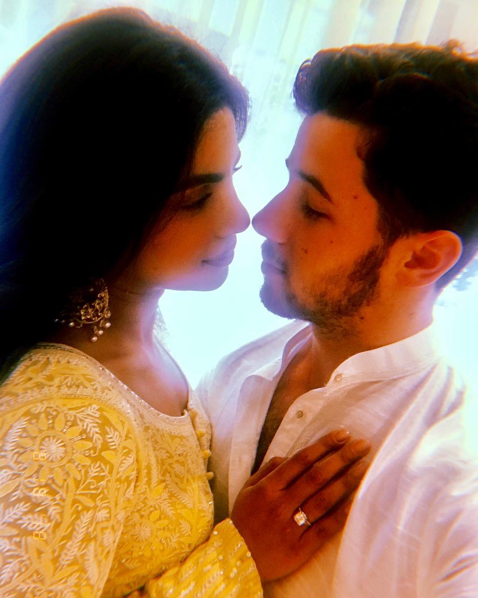 enews's tweet photo. They say a picture is worth a thousand words, but this one has left us speechless 😍 Nick Jonas and Priyanka Chopra have confirmed their engagement! https://t.co/lVL4rnmQZh https://t.co/mCGGXILRuW