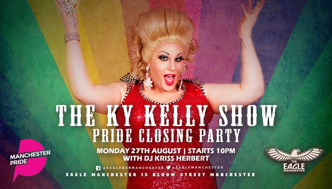 DJSTUUK1's tweet photo. Great entertainment for @ManchesterPride 2018 at the @EagleManchester with @dragwithnoname @marymacofficial @KYKellyOfficial @JadeJustine_ @thedannybeard #rubymurry #ManchesterPride https://t.co/0YRBv1QbTr