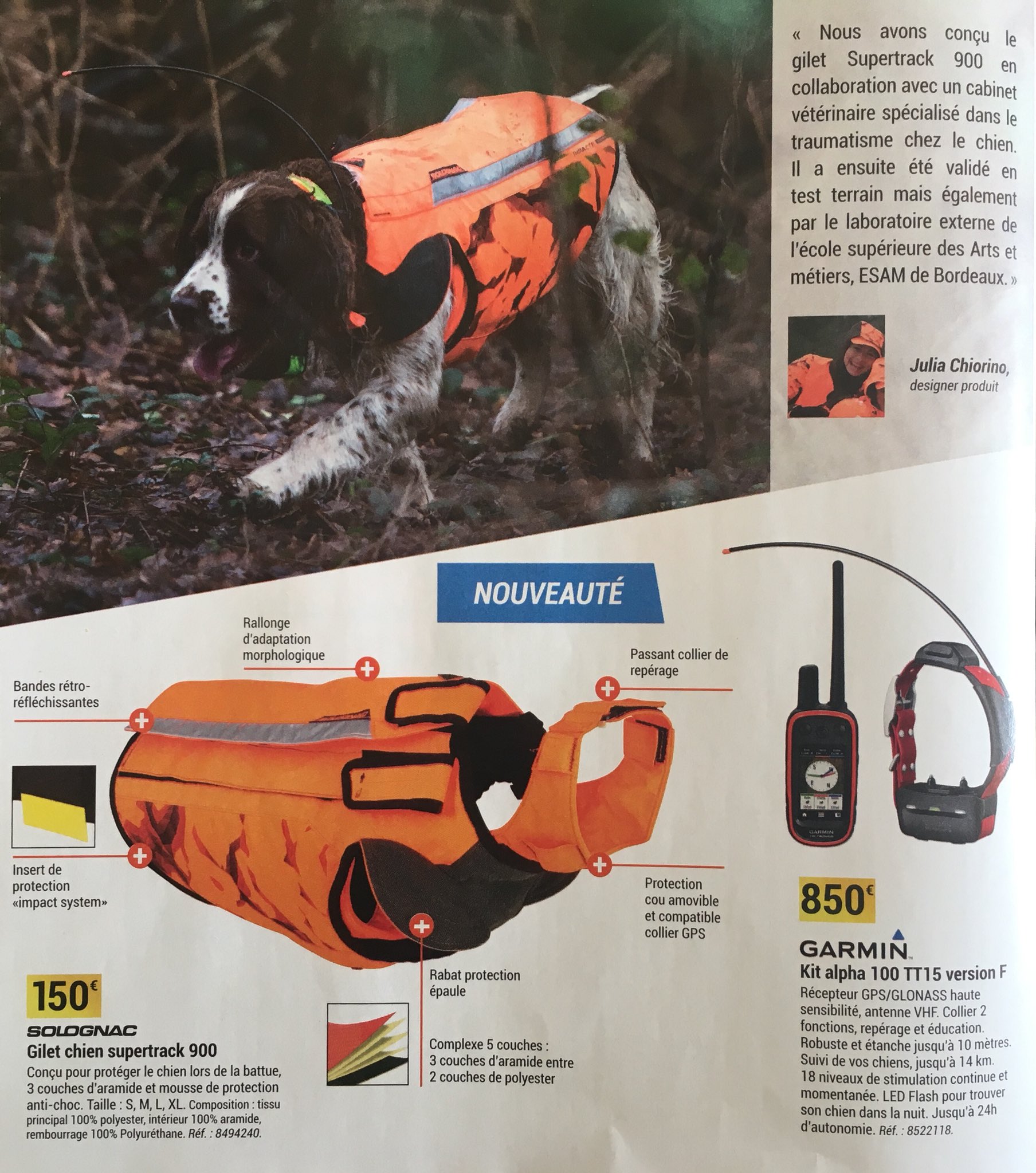 decathlon gilet de protection pour chien