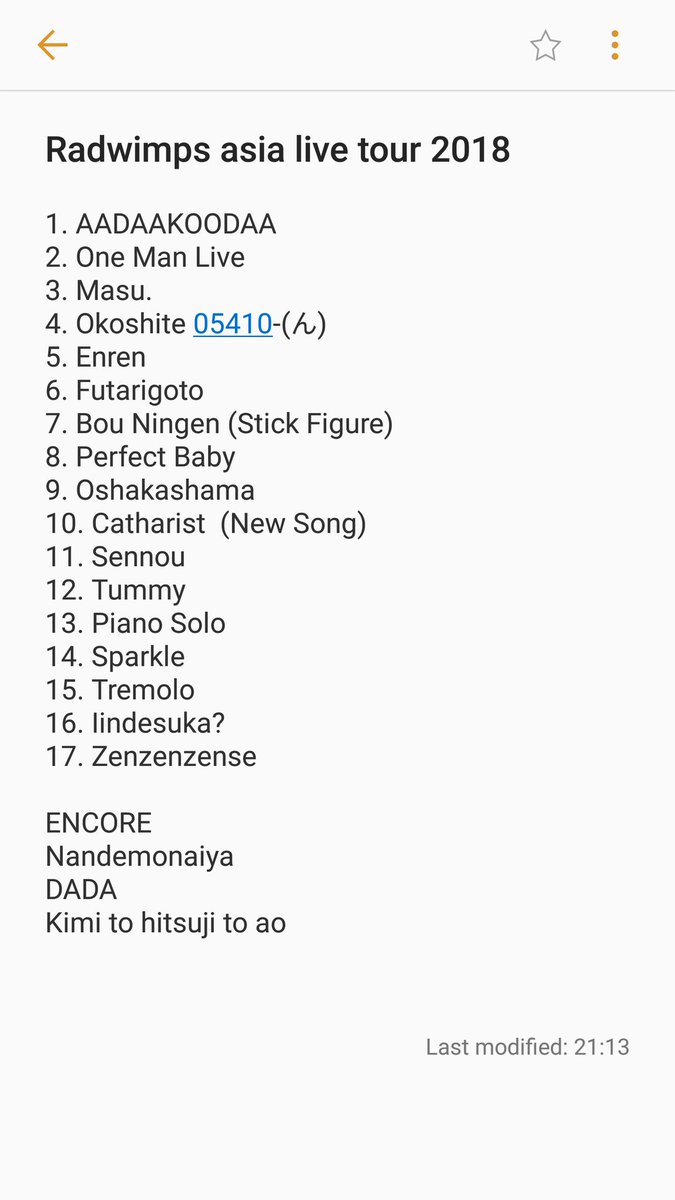 Y K Kurai Radwimps Asia Live Tour 18 In Bangkok 3rd Encore Radwimpsasialivetour18