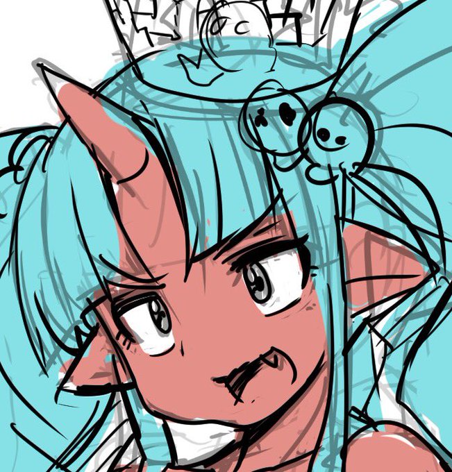 商業誌向け原稿のキャラデザラフ|ryuno|pixivFANBOX https://t.co/mngRxsjFCJ 