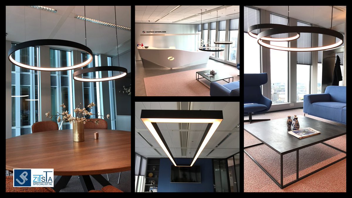 UPKantoor's tweet photo. Goede verlichting zorgt voor de juiste sfeer en beleving - Deze mooie design verlichting hebben wij onlangs geleverd in gebouw de Rotterdam ! https://t.co/IgfXS5KDLA