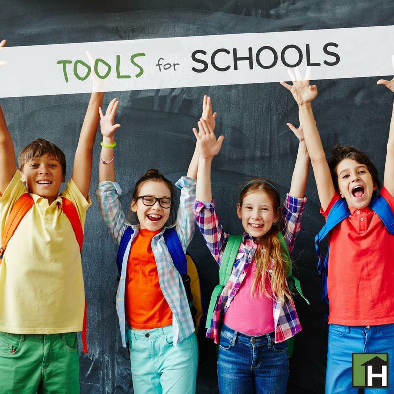 Don’t forget! When you donate school supplies today, you save 10% on your purchases! ☺️ #ToolsForSchools