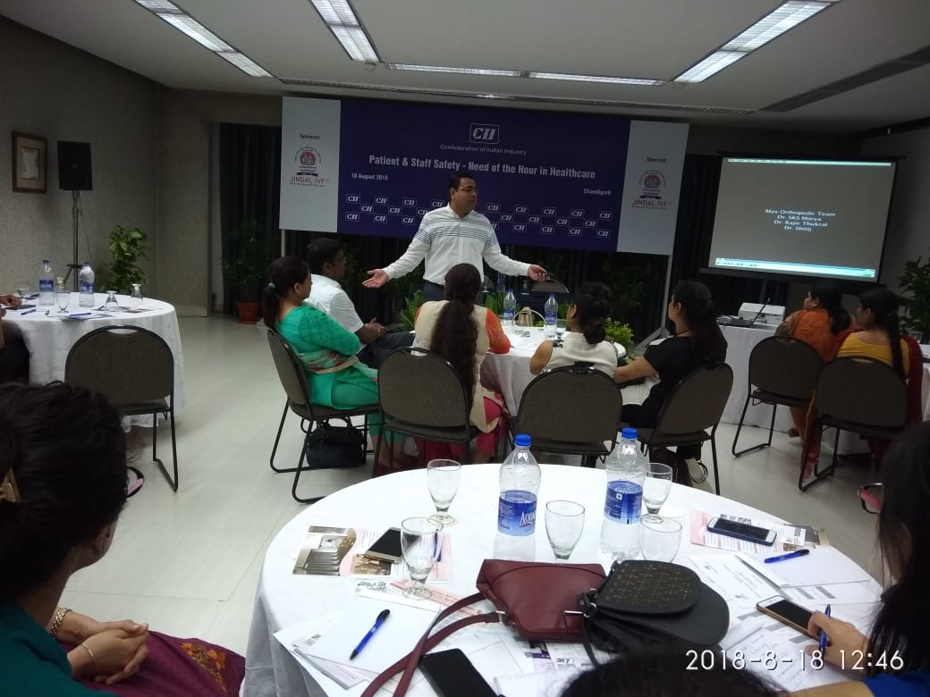 CIIEvents's tweet photo. CII-Northern Region conducted a "Workshop on Patient & Staff Safety - Need of the Hour in Healthcare" today at Chandigarh. #CIIWorkshop @Jindal_IVF https://t.co/TkZdcGzrVa