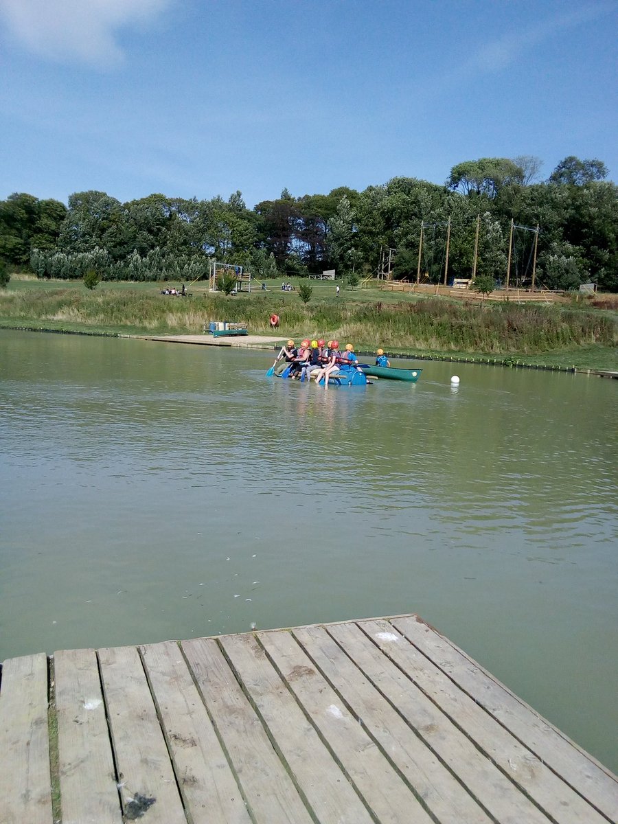 NNYAB7's tweet image. NN Young Commissioners showing great team work after building a raft and then getting to the middle of the lake. We did then purposely capsize to cool off from the sunshine. Lots of fun. #YABResidential