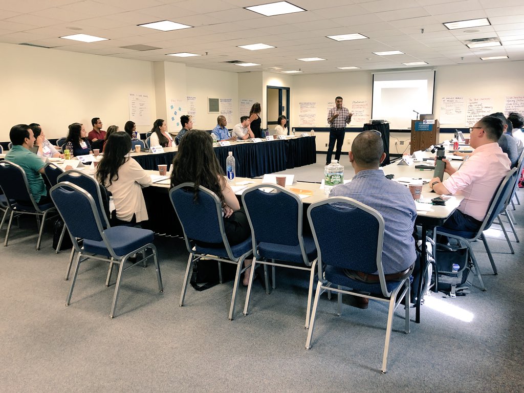 NewAmericanLd's tweet photo. The biggest takeaway from @paragie to our Fellows at #ReadyToWin18: “Values trump issues.” What do you think? #PeopleLikeUs https://t.co/HNcwW3zQLO