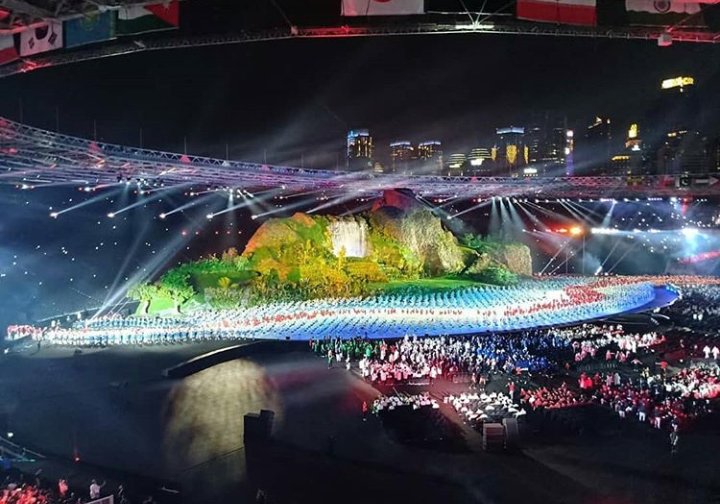 ftblindonesia's tweet photo. Best. Opening. Ceremony. Ever. Thank you Indonesia !

#AsianGames2018 #OpeningCeremonyAsianGames2018 https://t.co/QWhud1Dckf