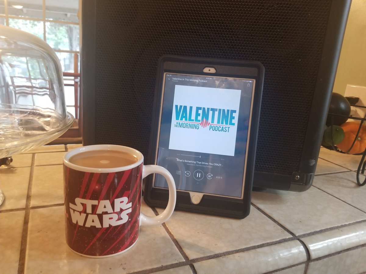 Flat_Tire_Andy's tweet image. Missed yesterday&apos;s show due to a sales meeting but catching up this morning, no spoilers!! @Go4Valentine @KevinManno @briansburton #firstsip #valentineinthemorningpodcast