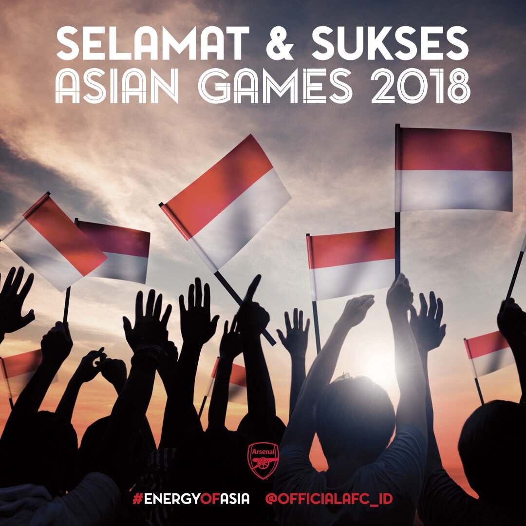 Selamat dan sukses untuk Indonesia sebagai tuan rumah penyelenggaraan Asian Games 2018 <a href="/asiangames2018/">Asian Games 2018</a>

#AFCIndonesia #EnergyOfAsia #AsianGames2018 #SukseskanAsianGames2018 #AyoIndonesia
