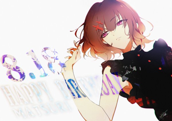 ツキウタ 公式 Twitter પર 本日は祭莉誕生日 じくさんからは ちょっと大人っぽいお誕生日プレゼントも おめでとう 元宮祭莉生誕祭18