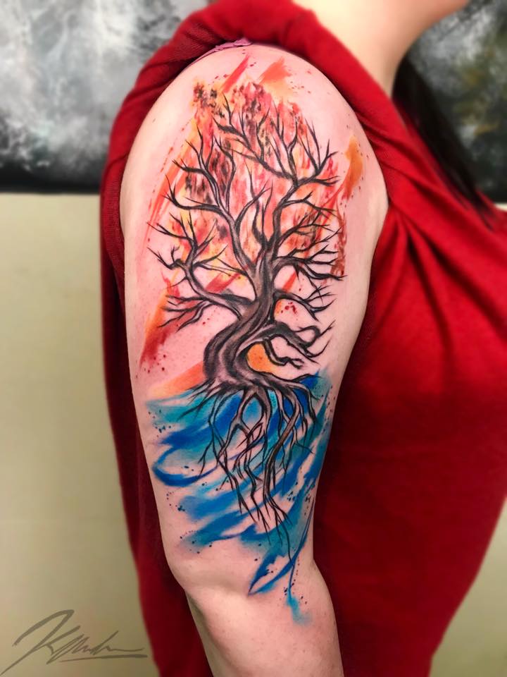 Bmth_Ink's tweet photo. Amazing custom ART piece by our Award Winning Artist Kristiyan! Book him on 01202 297 290 or info@bournemouth-ink.com 💯❤️ https://t.co/3ZCoMBWsxk