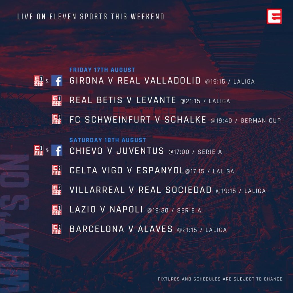 Paolo Pescatore On Twitter Eleven Sports Still Playing Catch Up And Will Struggle As A Result Whereas Dazn Italia Has Nailed It So Far Should Fare Much Better Seriea Https T Co J4qyqguado