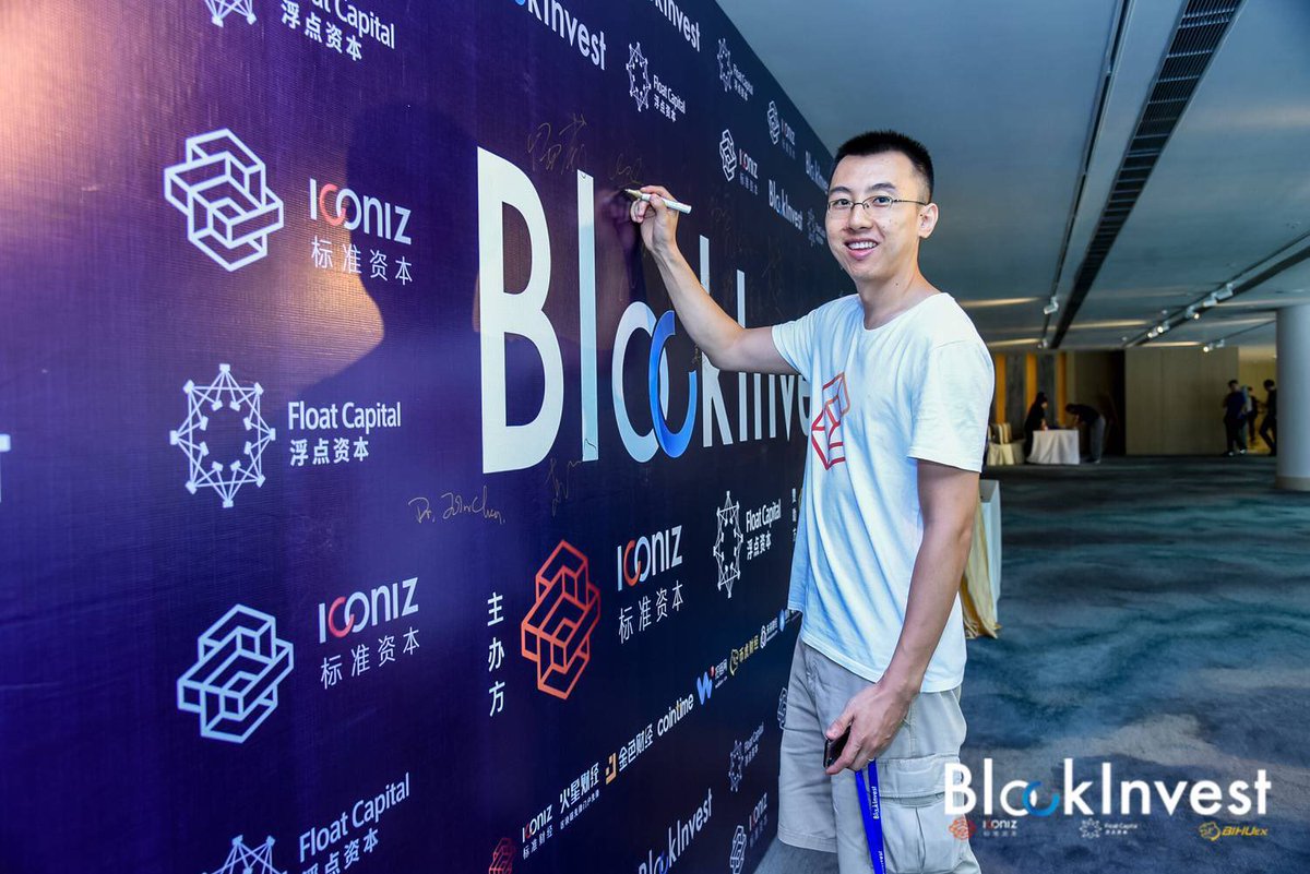 BananaInBeijing's tweet photo. Some more pictures from the #BlockInvest event today. I should’ve worn a suit. Someone said I look like a high schooler 😂 https://t.co/xoh8B923w4