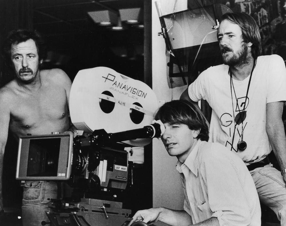 Happy birthday, Peter Weir! 

Pictured here shooting The Last Wave (1977) with DOP Russell Boyd (shot in 