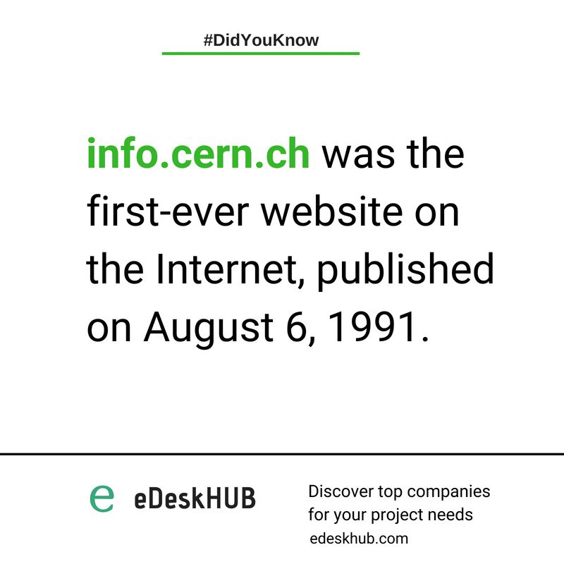 eDeskHUB's tweet photo. As of January 2018 there were over 1.3 billion websites on the Internet! https://t.co/aBbREKPMsn