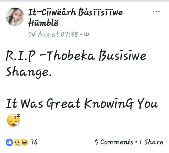 hlengiwemyende2's tweet photo. Ingane yakaMakhelwane committed suicide... I'm sad😢😢 https://t.co/P2dyulXTwf
