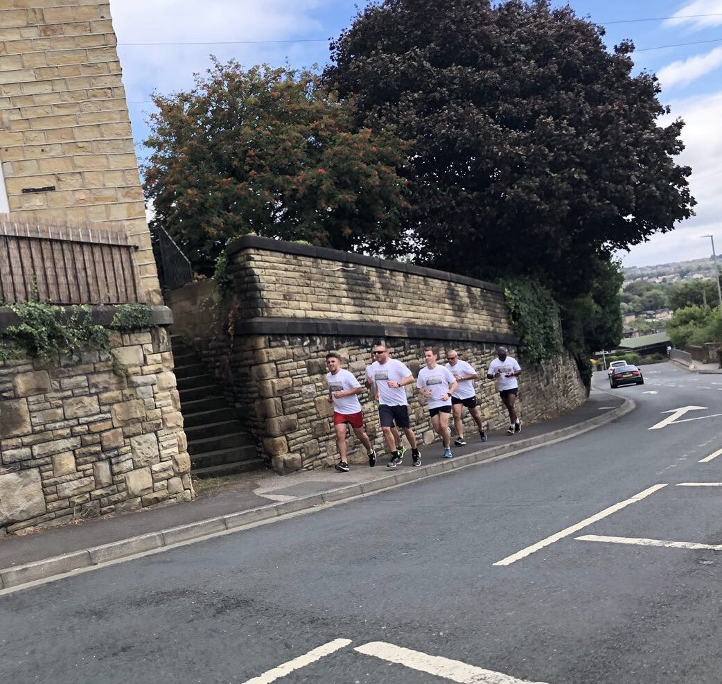 PayBack_Family's tweet photo. One crazy night of cycling and little to no sleep across the board, but our #IronWorx team are continuing to make us so proud. The run to Manchester has commenced! Last push team, you’ve got this! https://t.co/TWeoJLtbm6