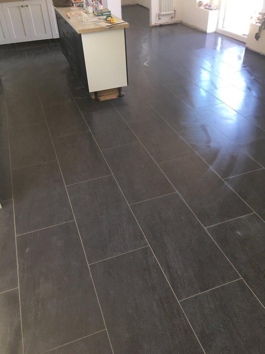 60m Of 900x450 porcelain in Kitchen/Utility/WC. Floor needed 25 bags of <a href="/SGWeberUK/">Weber UK & Ireland</a> floorflex and <a href="/SchluterSystems/">Schlüter-Systems UK</a> ditra first tho! (Dodgy builders!) all materials from <a href="/CTDTrade/">CTD Tiles Trade</a> in Hull