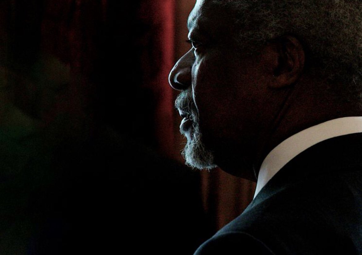 zoenorfolk's tweet photo. RIP  Kofi Annan - it was an honour to take your picture  #KofiAnnanRIP #KofiAnnan #UnitedNations #portrait https://t.co/J2njATrDgB
