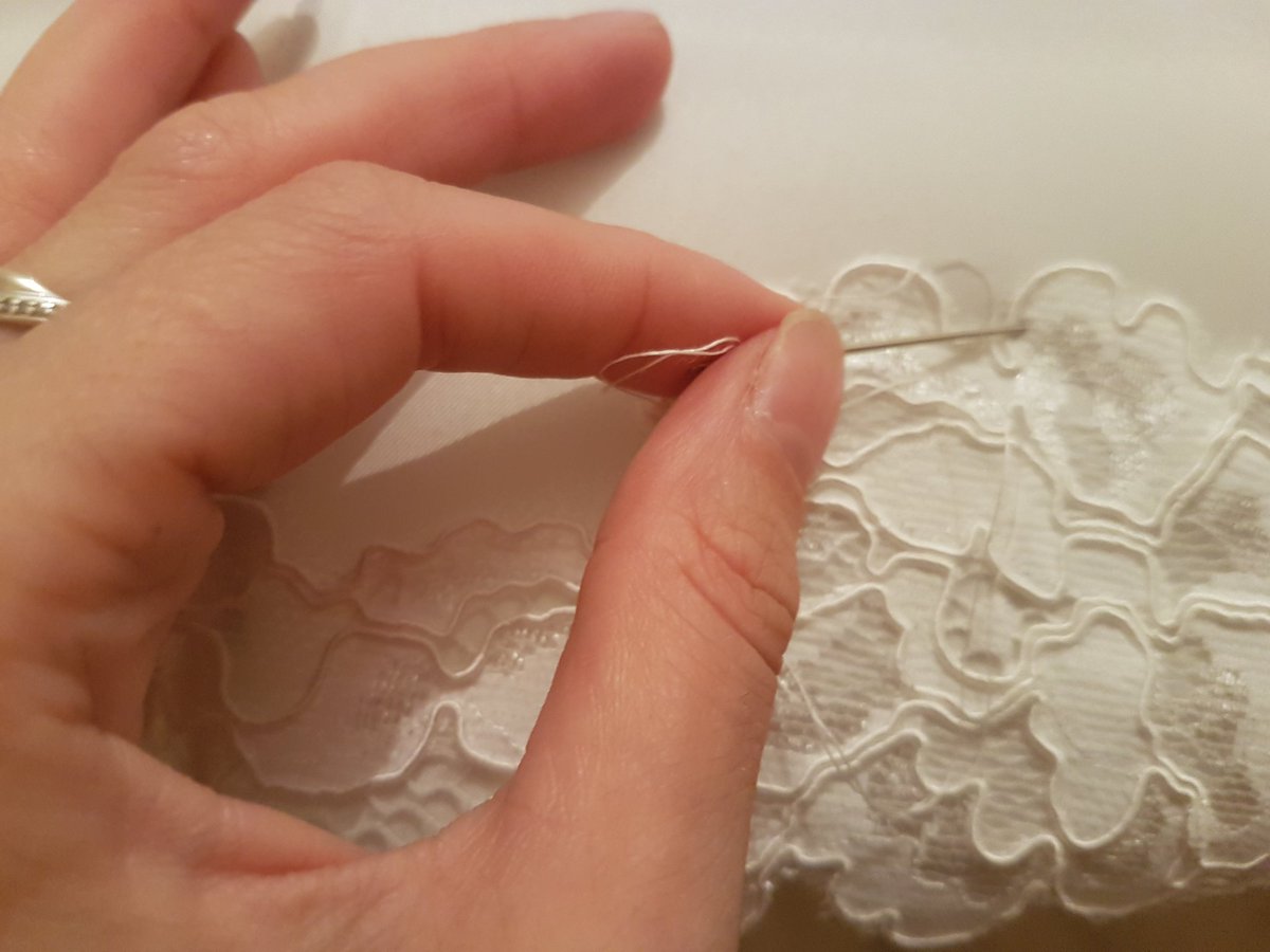 Love working with this beautiful bridal lace

#bridal #Luxury #accessory #sewing #couturefashion #bespoke