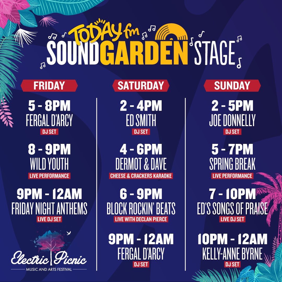 DecPierce's tweet photo. 🎫🎫🔥 @adellemac has literally just handed me a WEEKEND PASS for 2 people for @EPfestival 🤭 I’ll be giving them away to someone on @TodayFM. #BlockRockinBeats this evening from 6pm for all the details! #ElectricPicnic #TodayFM https://t.co/Rdl127Mvms